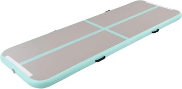Надувний гімнастичний мат COSTWAY 300x100x10 см для фітнесу, йоги, тренувань, захисний м'який мат, портативний