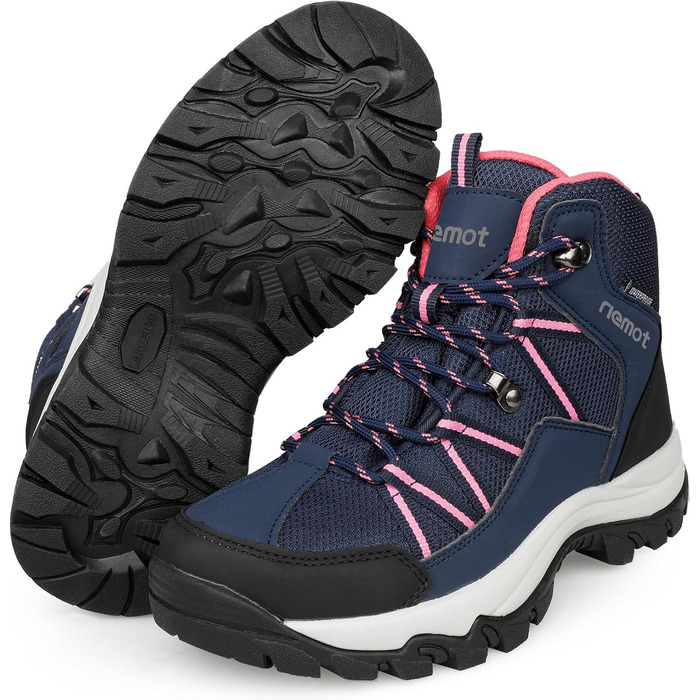 Черевики для трекінгу жіночі, туристичні черевики, водонепроникні, для хайкінгу та кемпінгу, Marineblau, 42 EU
