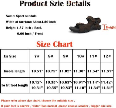 Чоловічі сандалі HEVA шкіряні для активного відпочинку, спорту, трекінгу та походів 43 EU коричневі