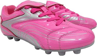 Футбольні бутси Vizari Striker JR FG для дітей - шипована підошва, для хлопчиків та дівчаток (28 EU, Рожево-срібні)