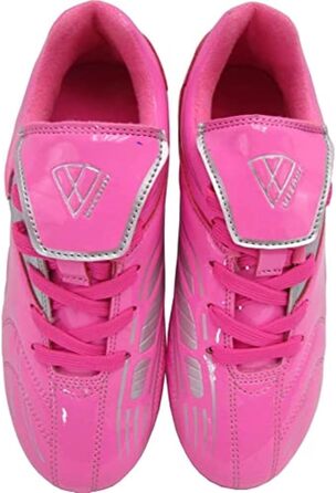 Футбольні бутси Vizari Striker JR FG для дітей - шипована підошва, для хлопчиків та дівчаток (28 EU, Рожево-срібні)