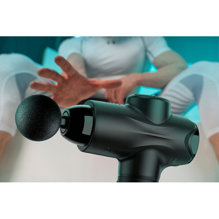 Перкусійний масажер Herz Medical — масажний пістолет для спини, стоп та всього тіла