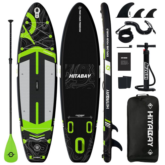 SUP Board PLANETEN надувний 320-335 см до 150 кг, комплект для початківців