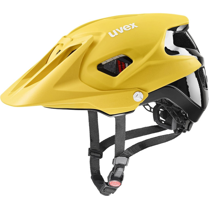 Велошолом UVEX Quatro Integrale для MTB, легкий, регульований, чорний матовий, 56-61 см