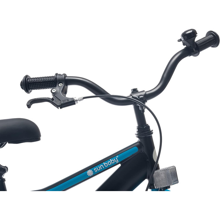 Дитячий велосипед Sun Baby Tiger Tracker 14/16 дюймів для хлопчиків з підтримуючими колесами і штовхальною ручкою, BMX, від 2 до 6 років