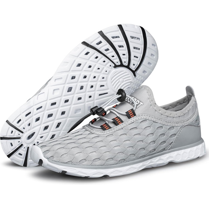 Жіночі водяні черевики DOUSSPRT для плавання та водних видів спорту, швидко сохнуть, сірі (39.5 EU)