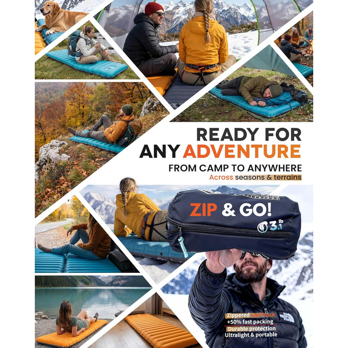 ZOOOBELIVES Airlive2000-O-DE Sunny Orange Дитячий надувний басейн прямокутної форми, помаранчевий