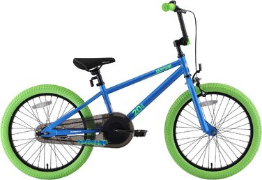Дитячий велосипед BIKESTAR BMX для хлопчиків і дівчат від 3 до 6 років, 12/16/20 дюймів, синьо-зелений, тестування без ризику