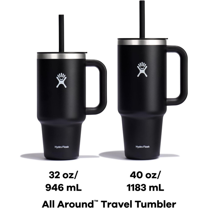 Термокружка Hydro Flask Trillium 1180 мл з кришкою зі соломинкою, нержавіюча сталь, вакуумна ізоляція, для подорожей