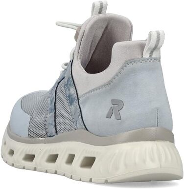 Кеди жіночі Rieker M6061 Slip-On, сині комбіновані, 39 EU - зручне взуття для повсякденного носіння