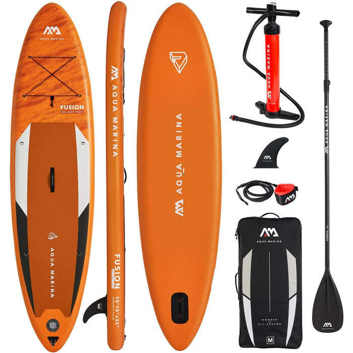 Надувна SUP-дошка Aqua Marina Fusion для серфінгу та веслування, комплект