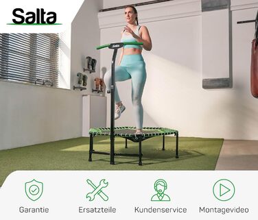 Фітнес-батут Salta з ручкою, діаметр 128 см