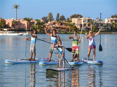 Дитяча SUP-дошка F2 Ocean 9'2'' з алюмінієвим веслом 280x67 см, надувна, комплект для дітей