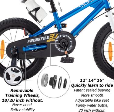 Дитячий велосипед Royal Baby BMX для хлопчиків і дівчаток, фрістайл