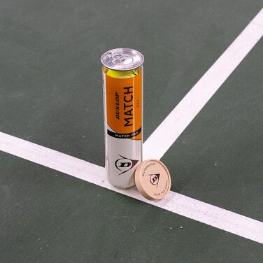 М'яч для тенісу Dunlop Match Pro для піску, хард-корту та трави – Amazon Exclusive, 3x 4 шт.