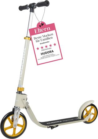 Самокат HUDORA BigWheel 215 алюмінієвий, до 100 кг, складаний, регульований, для дітей, підлітків та дорослих