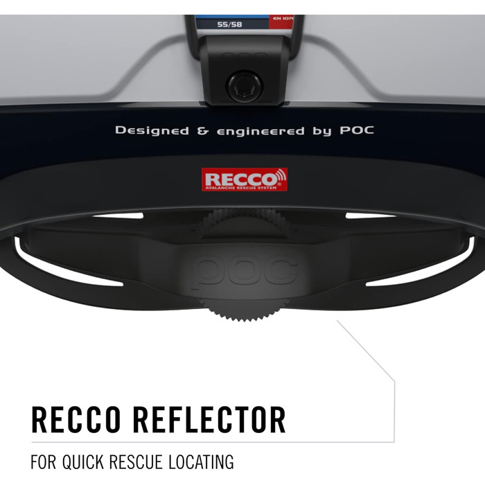 Велосипедний шолом POC Tectal Race MIPS для трейлу, ендуро та ол-маунтін, з арамідним захистом, легким регулюванням розміру, MIPS, чорний/білий, S (51-54 см), 2021