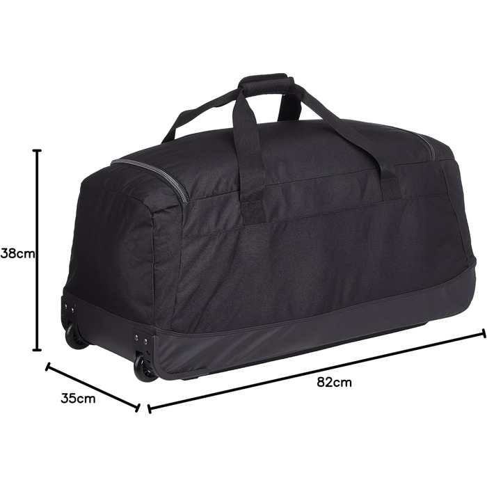 Сумка Nike Club Team Swoosh BA5199-010, ролер, спортивна, чорна/біла, 120 л, 82x35x38 см