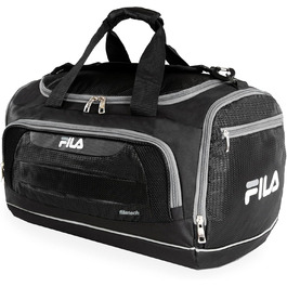 Універсальна спортивна сумка FILA Cypress, маленька, чорна/темно-сіра