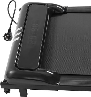 Бігова доріжка Walking Pad 2-в-1 для дому та офісу, з дистанційним керуванням і LCD-дисплеєм, чорна