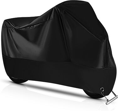 Захисний чохол для мотоцикла з поліестеру 190T, водонепроникний, UV-захист, 245x105x125 см
