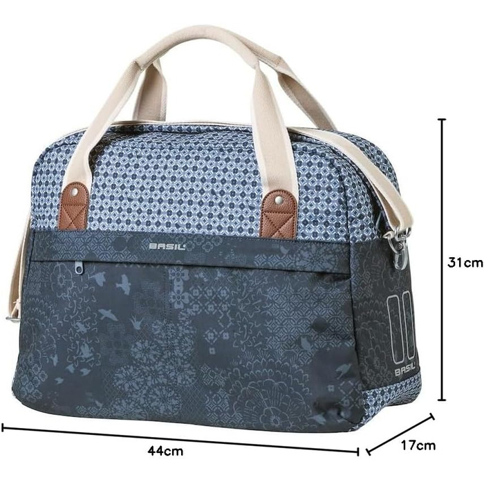Велосипедний кошик Basil Classic Carry All Klickfix, 16 л, чорний, універсальний