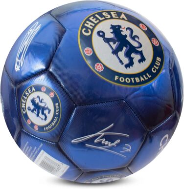 Офіційний футбольний м'яч Chelsea FC Hy-Pro, металевий, розмір 5, для тренувань та матчів, колекційний, для дітей і дорослих