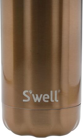 Термобутилка S'well Pyrit 500 мл, вакуумна, нержавіюча сталь, BPA-free, зберігає тепло і холод, для напоїв у дорозі