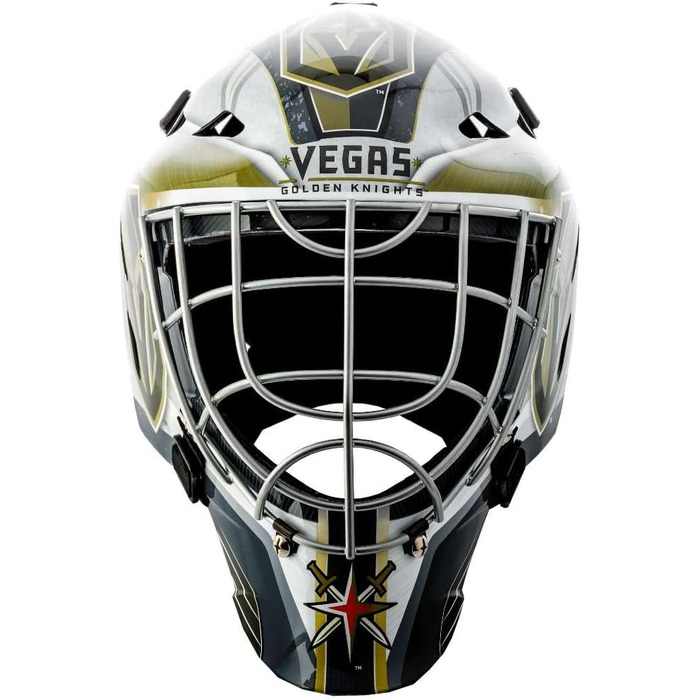Дитяча хокейна воротарська маска Franklin Sports NHL Vegas Golden Knights для стріт-хокею, ліцензія, для підлітків