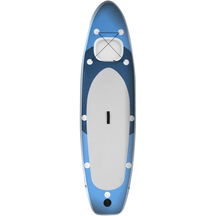 Надувна SUP-дошка vidaXL для дорослих, комплект, 360x81x10 см, морський синій, серфборд для стоячого веслування з веслом