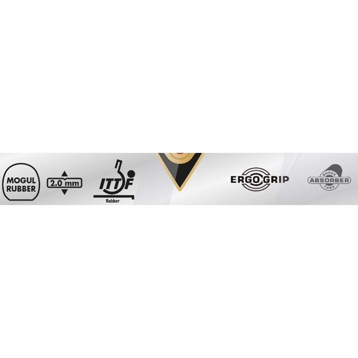 Професійна ракетка для настільного тенісу Sunflex Ultimate C55, ITTF сертифікат, багатошаровий гумовий покриття, ергономічна ручка, для різноманітної гри