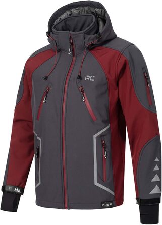 Чоловіча куртка-софтшелл Rock Creek Outdoor H-230 S, темно-сіра