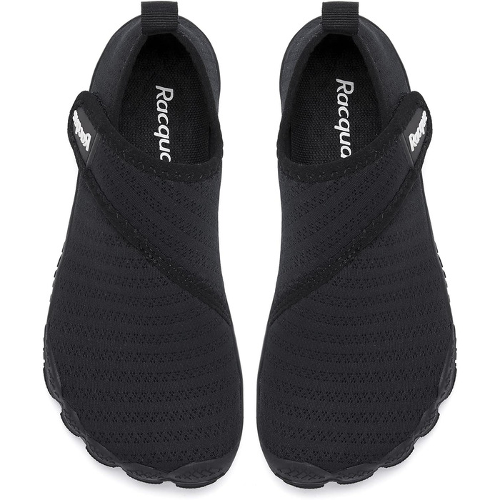 Racqua дитячі шкарпетки-тапочки для плавання та басейну, чорні, розмір 28-37