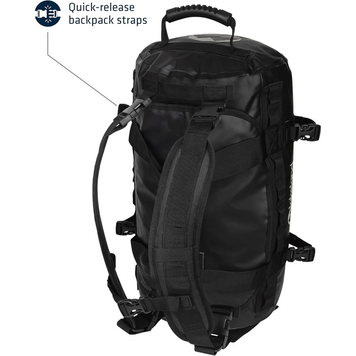 Спортивна сумка та рюкзак Lakeland Active Ullswater, 40 л, чорний, водонепроникний, суха сумка