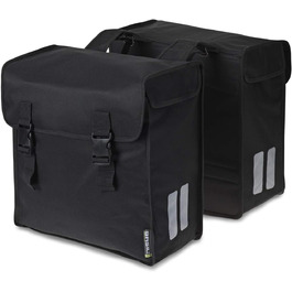 Велосипедна сумка Basil Doppelpacktasche Mara 3XL, чорна, 52 л