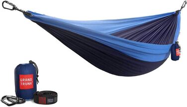 Гамак Grand Trunk Doppel-Fallschirm Nylon синьо-блакитний подвійний для відпочинку