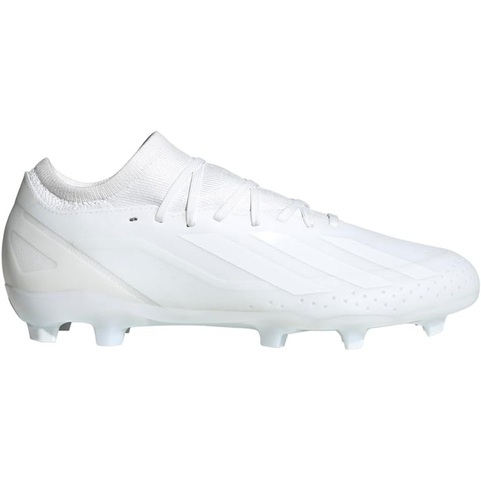 Кросівки футбольні adidas X Crazyfast.3 FG для гри на твердому ґрунті, Cloud White/Power Blue/Red, розмір 12.5 (жіночий) / 11.5 (чоловічий)