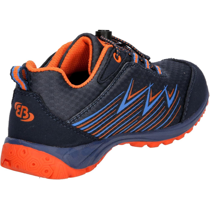 Жіночі кросівки для трейлраннінгу Brütting Chesna Low, 35 EU, антрацит, синій, помаранчевий