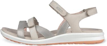 Жіночі сандалії ECCO Cruise II Flat 39 EU, бежевий, сірий, рожевий, пісочний