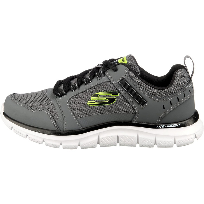 Чоловічі кросівки Skechers Burns-Agoura, 43 EU, шкіра, сітка, чорний колір