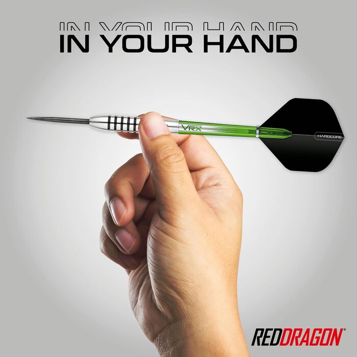 Дартс-набір Red Dragon Featherlite 9, 19 г, вольфрам, з оперенням і стрижнями