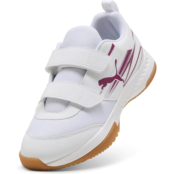 Дитячі кросівки для залу Puma Varion II V Jr Indoor Court Shoe (29 EU, білий, Puma White Berry)
