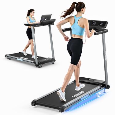 ONETWOFIT Walking Pad: складаний біговий доріжки з пультом, керуванням через додаток та вбудованими колонками