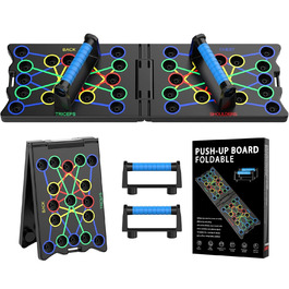 Бруски для віджимань 24 в 1, багатофункціональні, складані, портативні. Тренажер для м'язів, ефективні віджимання для чоловіків та жінок