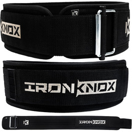 Преміум пояс для важкої атлетики IronKnox 10,2 см з металевою самофіксуючою пряжкою для чоловіків і жінок, для присідань і станової тяги