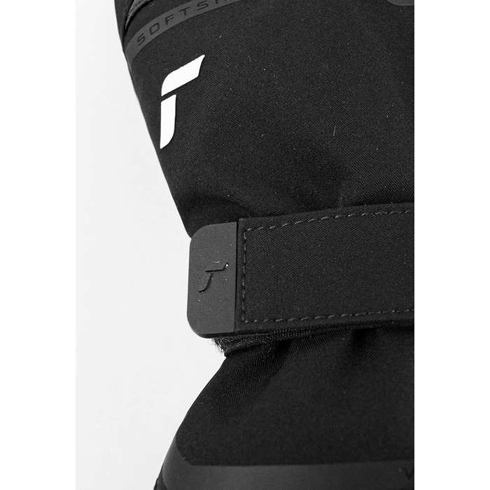 Чоловічі лижні рукавички Reusch Primus R-Tex XT, водонепроникна мембрана, теплі зимові софтшелові рукавички для снігу, чорні/білі, розмір 11