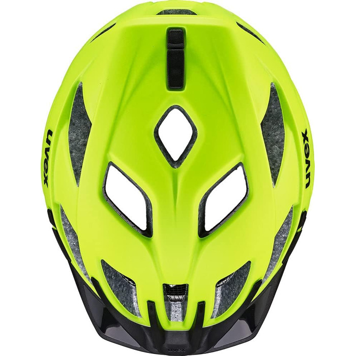 Велосипедний шолом Uvex Touring CC для дорослих, регульований розмір 52-57 см, неоново-жовтий, з можливістю встановлення LED-світла