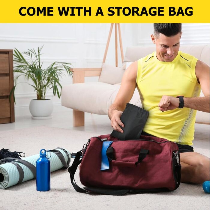 Стрічки для фітнесу з різним опором, еспандери для тренувань, йоги та м'язової тонізації