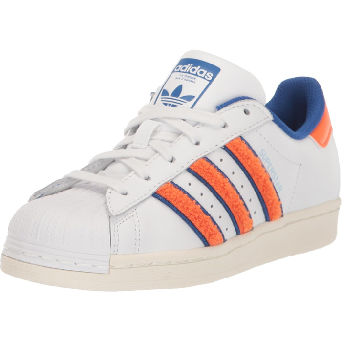 Кросівки Adidas ZX Flux Low - Білий, Оранжевий, Королівський Синій (42.5 EU, вузька колодка)