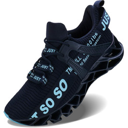 Чоловічі кросівки для бігу Wonesion, спортивне взуття, дихаючі, з антиковзкою підошвою, розмір 44 EU, блакитні